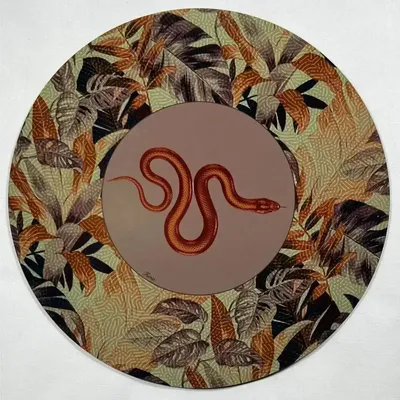 Table mat - Bottle coaster - Serpente Sottobottiglia - #05 - ILARIA.I