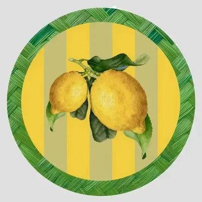Table mat - Bottle coaster - Orto Sottobottiglia Rotondo - #07 - ILARIA.I