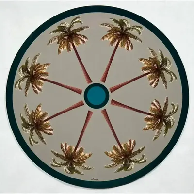 Table mat - Coasters - Palma Sottobicchiere Rotondo - #08 - ILARIA.I
