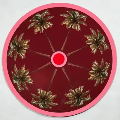 Table mat - Coasters - Palma Sottobicchiere Rotondo - #02 - ILARIA.I