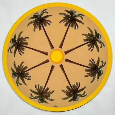 Dessous de plat - Dessous de verre - Palma Sottobicchiere Rotondo - #03 - ILARIA.I