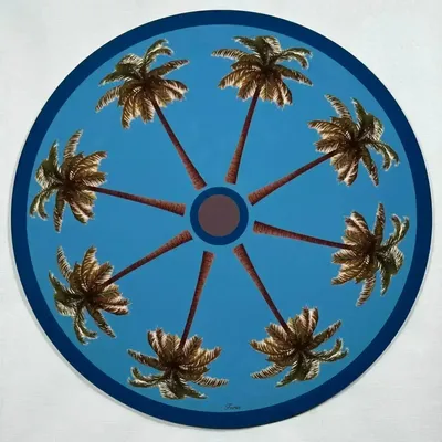 Dessous de plat - Dessous de verre - Palma Sottobicchiere Rotondo - #04 - ILARIA.I