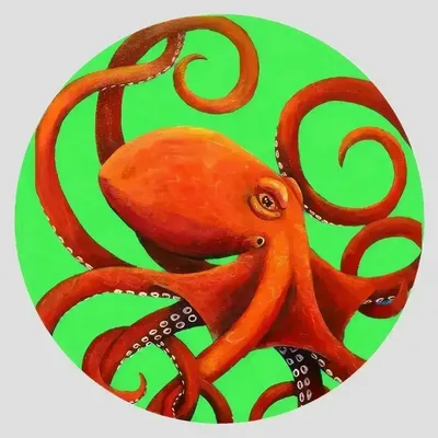 Table mat - Coasters - Octopus Sottobicchiere Rotondo - #06 - ILARIA.I