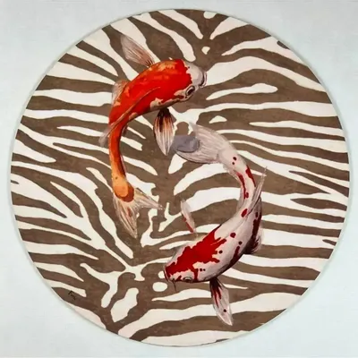 Dessous de plat - Dessous de verre - Koi Sottobicchire Rotondo - #01 - ILARIA.I