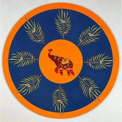 Placemats - placemats - Elephant Primo Sottopiatto Rotondo - #02 - ILARIA.I
