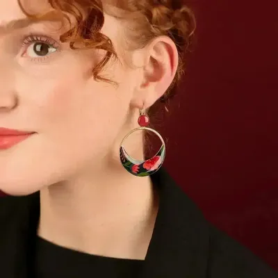 Bijoux - DORMEUSES ALFRED COULEUR DORE MULTI - ILARIA.I
