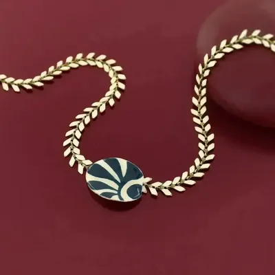 Bijoux - COLLIER KALY COULEUR BRONZE BLEU - ILARIA.I