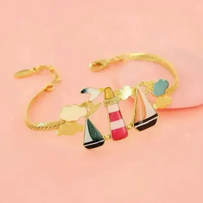 Bijoux - BRACELET HORIZON COULEUR DORE MULTI - ILARIA.I
