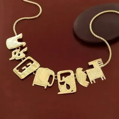 Bijoux - COLLIER SWAHILI COULEUR DORE DORE - ILARIA.I