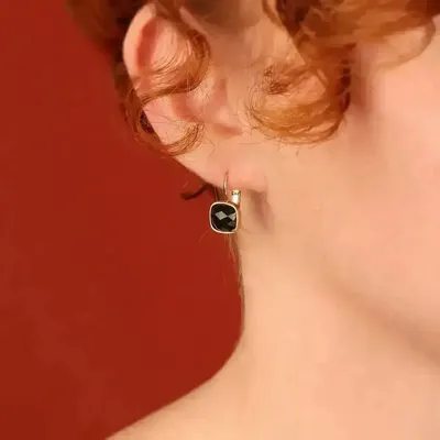Jewelry - HIBISCUS SLEEPERS IN ROSE GOLD - ILARIA.I