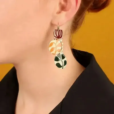 Bijoux - DORMEUSES KALY COULEUR BRONZE MULTI - ILARIA.I