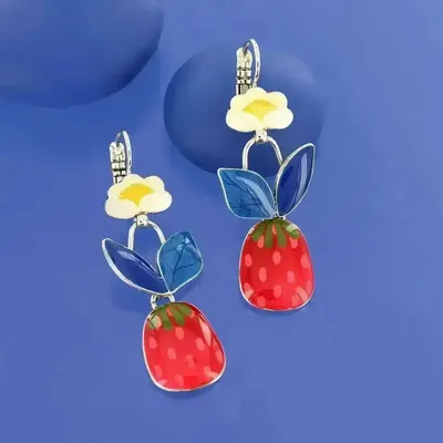 Bijoux - DORMEUSES DELICE COULEUR ARGENT MULTI - ILARIA.I