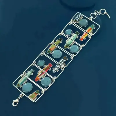 Bijoux - BRACELET BLUE COULEUR ARGENT MULTI - ILARIA.I