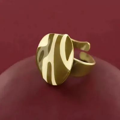 Bijoux - BAGUE KALY COULEUR BRONZE VERT - ILARIA.I
