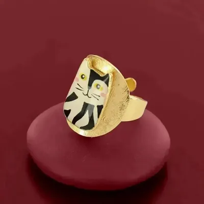 Jewelry - ALFRED RING GOLD AND BLACK - ILARIA.I