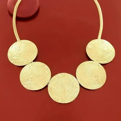 Jewelry - GOLD HIBISCUS NECKLACE - ILARIA.I