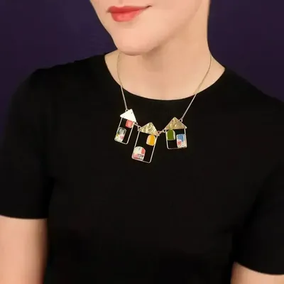 Bijoux - COLLIER CURIEUSE COULEUR DORE MULTI - ILARIA.I