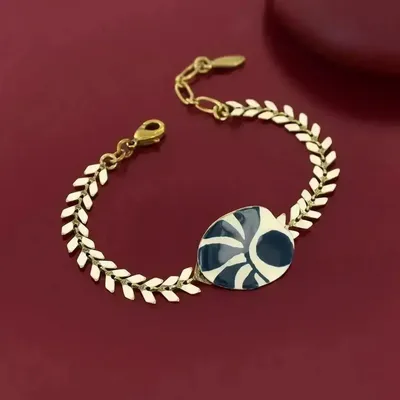 Bijoux - BRACELET KALY COULEUR BRONZE BLEU - ILARIA.I