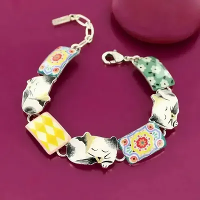 Bijoux - BRACELET CHANAPE COULEUR ARGENT MULTI - ILARIA.I