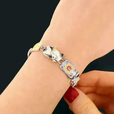 Bijoux - BRACELET CHANAPE COULEUR ARGENT MULTI - ILARIA.I
