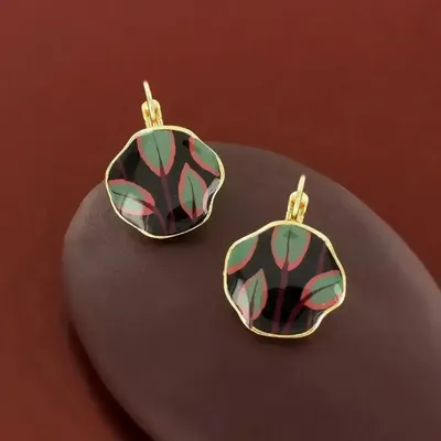 Bijoux - DORMEUSES SWAHILI COULEUR DORE MULTI - ILARIA.I