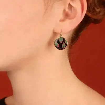 Bijoux - DORMEUSES SWAHILI COULEUR DORE MULTI - ILARIA.I