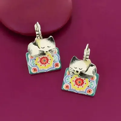 Bijoux - DORMEUSES CHANAPE COULEUR ARGENT MULTI - ILARIA.I