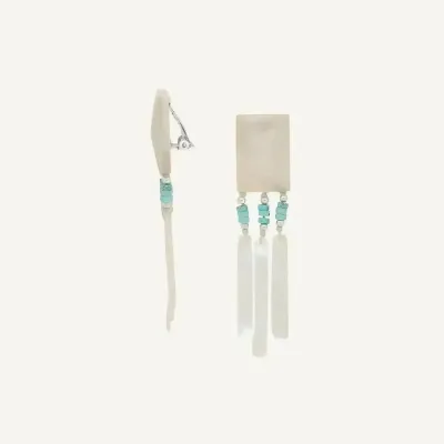 Jewelry - Clip earrings with 3 MOP dangles - Milos - ILARIA.I