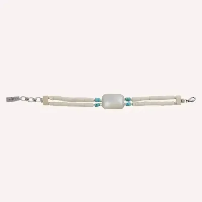 Jewelry - Adjustable 2 rows bracelet - Milos - ILARIA.I
