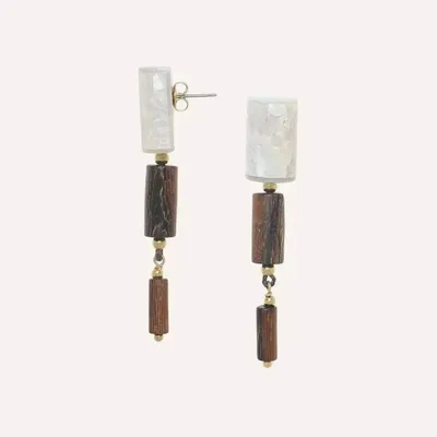 Bijoux - Boucles d'oreilles poussoir 3 éléments gradués - Okawa - ILARIA.I