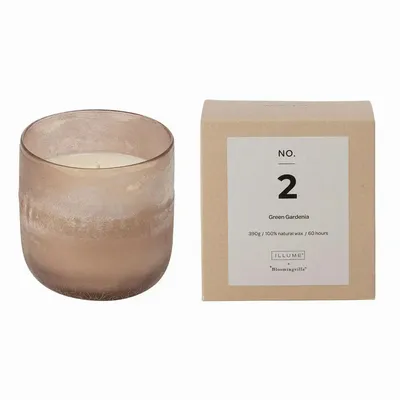Partitions - NO.2-Green Gardenia Scent Candle, Rose, Wax - ILARIA 2.0