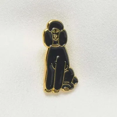 Fresques décoratives - Pin Poodle black - ILARIA.I