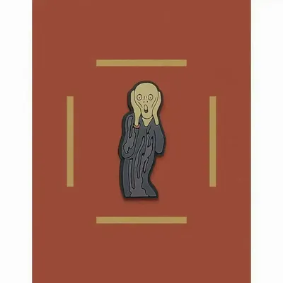 Fresques décoratives - PVC Magnet The Scream - Edvard Munch, 1893 - ILARIA.I