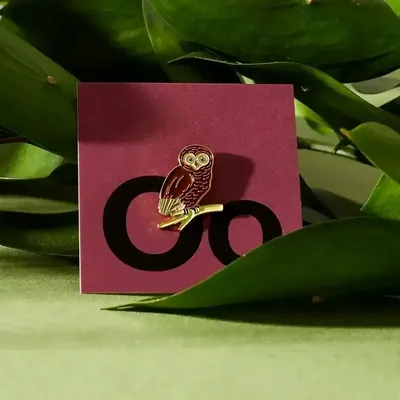 Fresques décoratives - Pin Owl - ILARIA.I