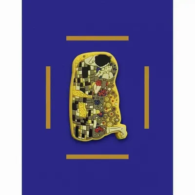 Fresques décoratives - PVC Magnet The Kiss - Gustav Klimt, 1908 - ILARIA.I