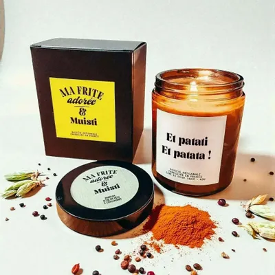Objets de décoration - Bougie Muisti & Ma Frite Adorée - Et patati et patata – 160g - ILARIA.I
