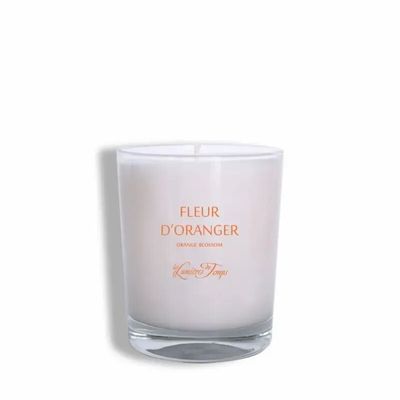 Bougies - Bougie végétale 180 gr Fleur d'Oranger - LES LUMIERES DU TEMPS