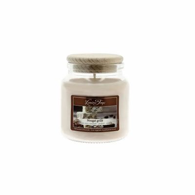 Bougies - Bougie Cire Colorée 145 g Nougat Grillé - LES LUMIERES DU TEMPS