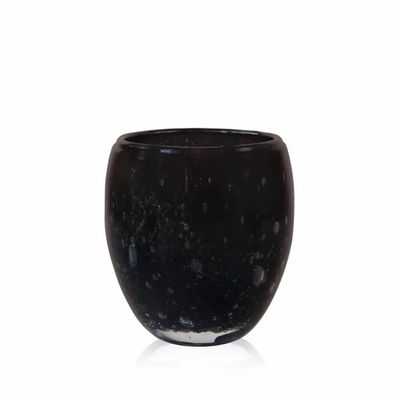 Bougies - Bougie Perle 340 g Noire - LES LUMIERES DU TEMPS