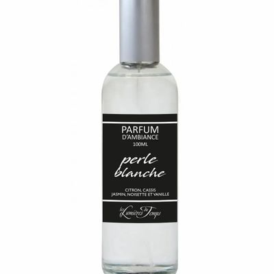 Diffuseurs de parfums - Vaporisateur d'Ambiance Perle 100 ml Blanche - LES LUMIERES DU TEMPS