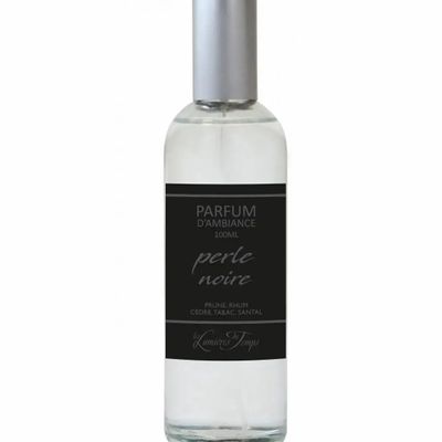 Diffuseurs de parfums - Vaporisateur d'Ambiance Perle 100 ml Noire - LES LUMIERES DU TEMPS