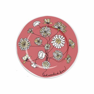 Everyday plates - PLATE 16 QUEL MAZZOLIN DI FIORI PINK - ILARIA.I