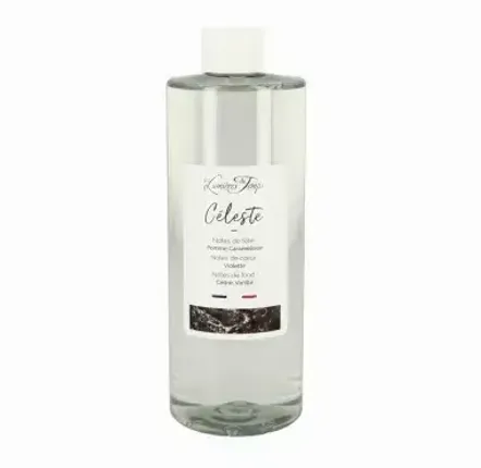 Scent diffusers - Celestial Fragrance Diffuser Refill 400 ml Cashmere (with rattans) - LES LUMIERES DU TEMPS