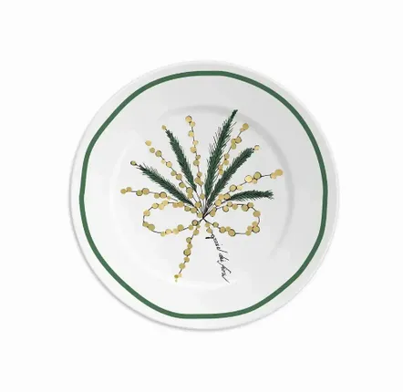 Assiettes au quotidien - ASSIETTE 16 GRAZIE DEI FIORI GREEN - ILARIA.I