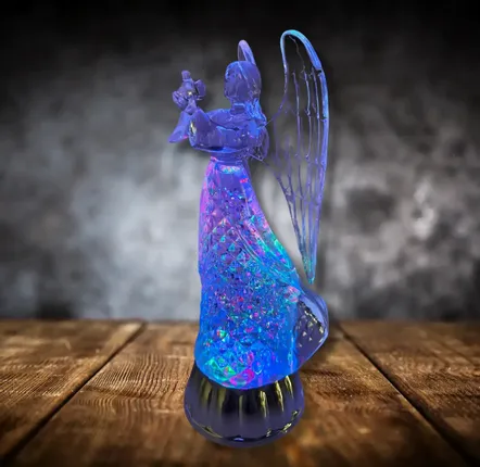 Autres décorations de Noël - Ange Lumineux LED – Changement de Couleurs RGB avec Option DC - LES LUMIERES DU TEMPS