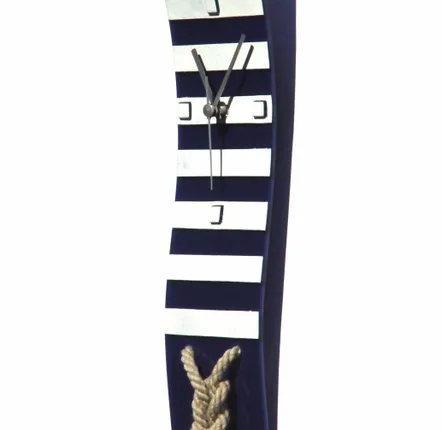 Horloges - horloge murale bleu nautique test4 10x41 cm - ILARIA.I