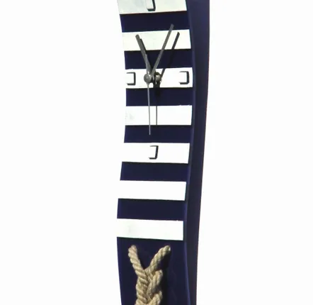 Horloges - test1 Horloge murale bleu nautique 10x41 cm - ILARIA.I