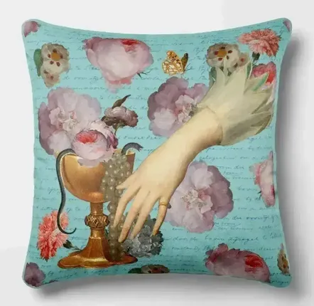 Linge - Rêves Baroques 5 - Housse Coussin Velours 45cm x 45cm - ILARIA.I