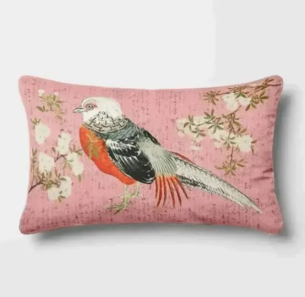 Linge - Splendeurs d'Edo 11 - Housse Coussin Velours 30cm x 50cm - ILARIA.I