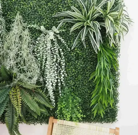 Décorations florales - Mur végétal de buis artificiel - ILARIA.I